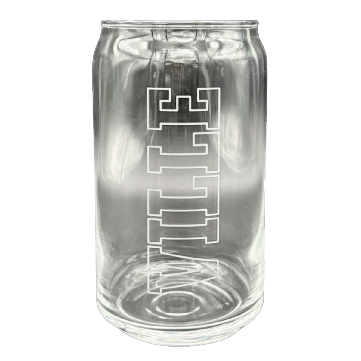 "VILLE" 16 oz Can Glass