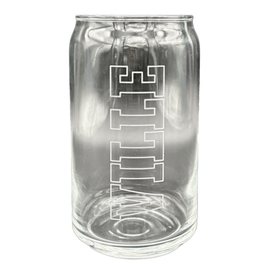 "VILLE" 16 oz Can Glass
