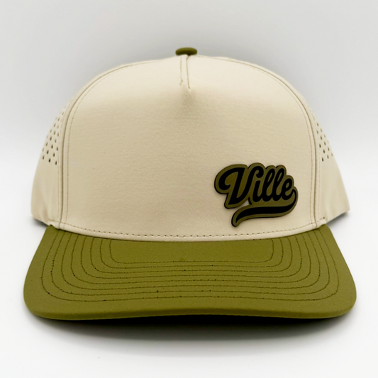 "Ville" Script Patch Athletic Hat