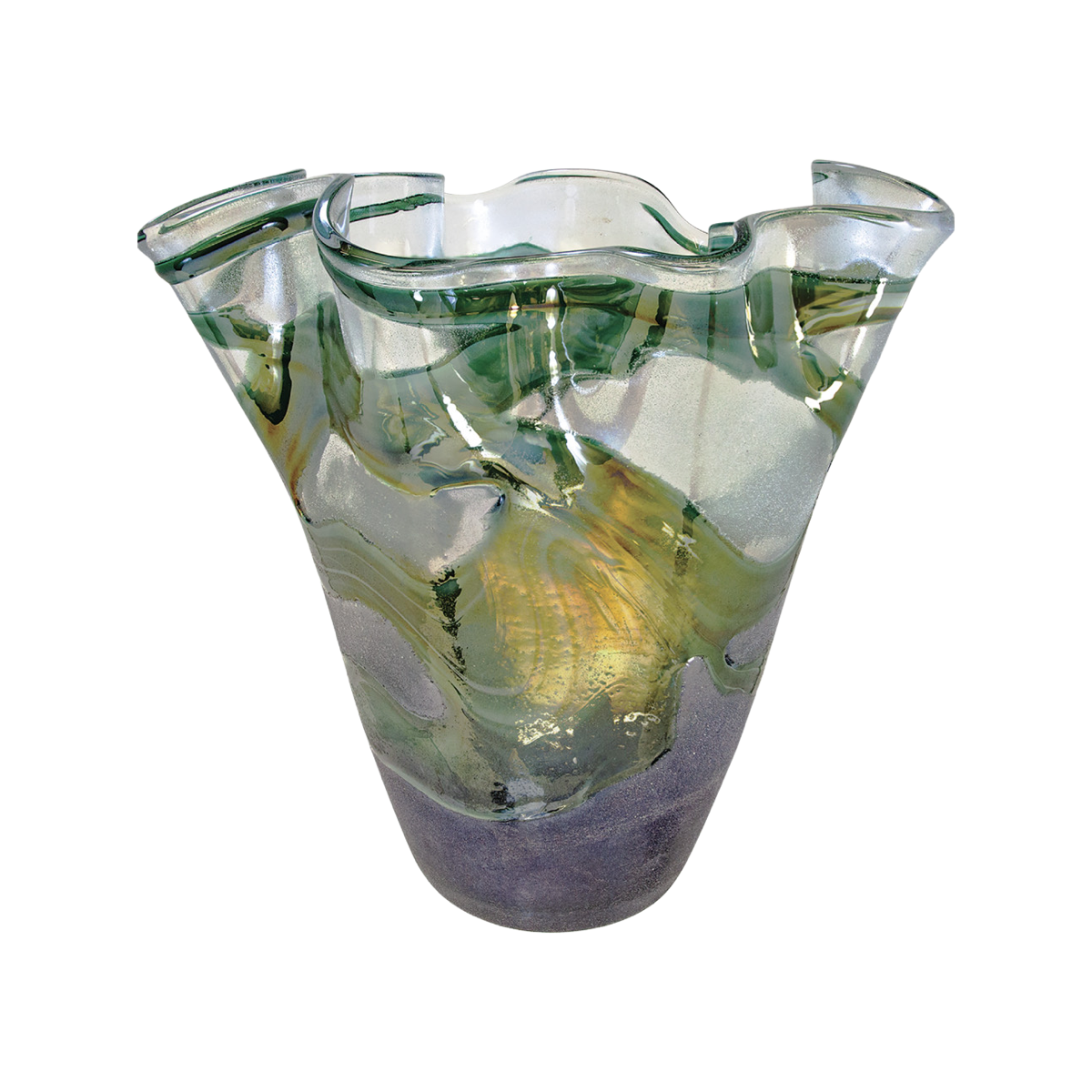 11 1/4" Art Glass Vase