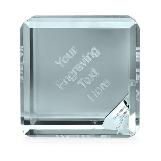 Crystal Cube in Multiple Sizes