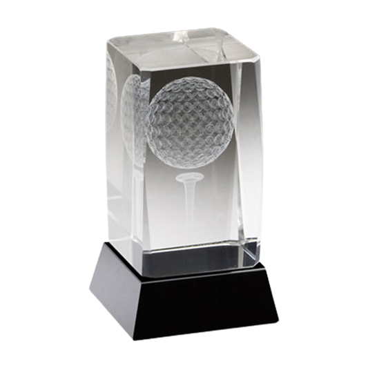 Subsurface Golf Ball Crystal Award