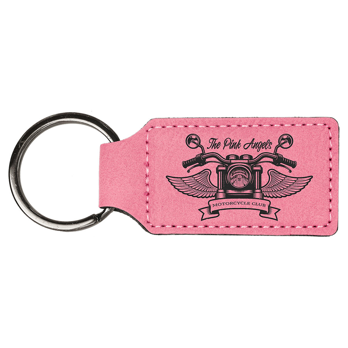 Leatherette Keychain