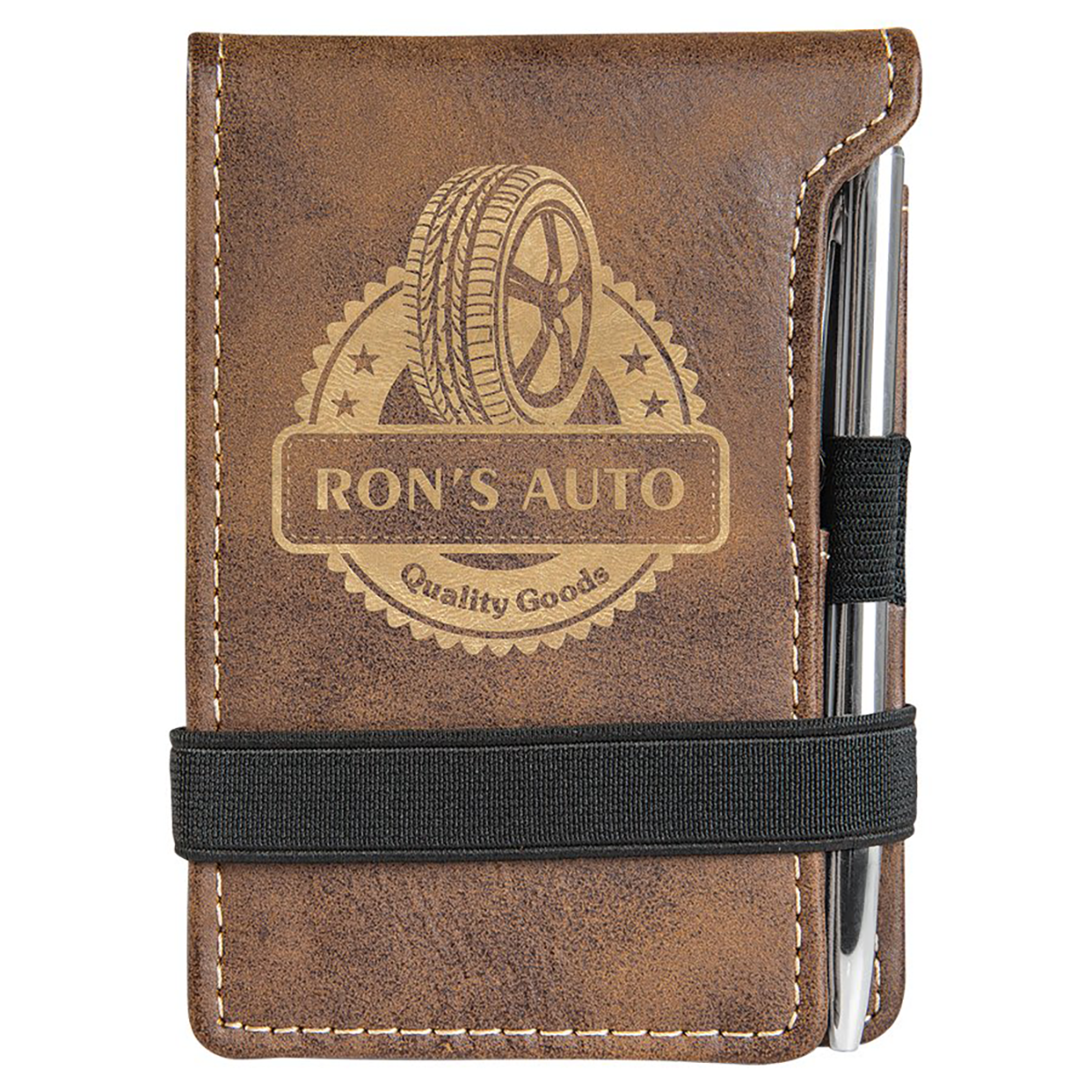Leatherette Notepad Leatherette Mini Notepad – Cowart Awards
