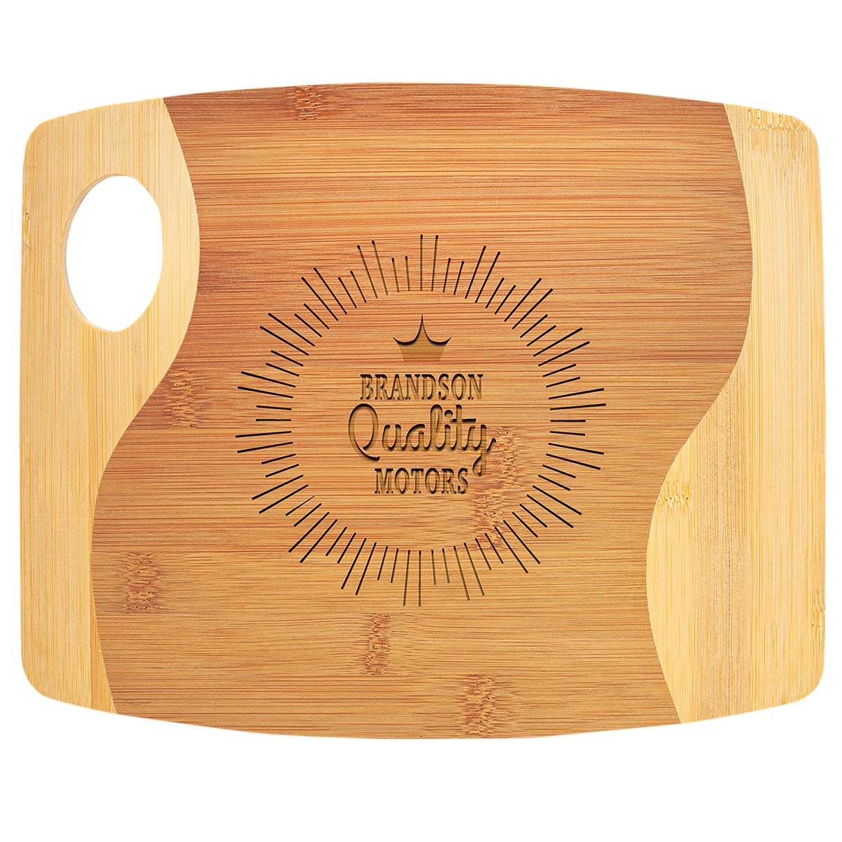 Bamboo Two-Tone Cutting Board