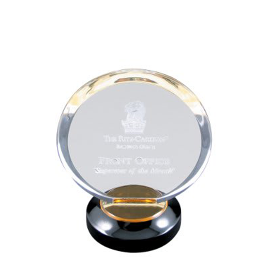 Gold Halo Acrylic Award