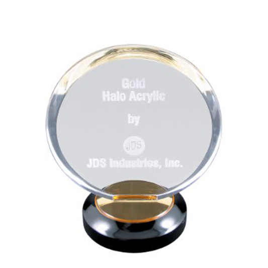 Gold Halo Acrylic Award