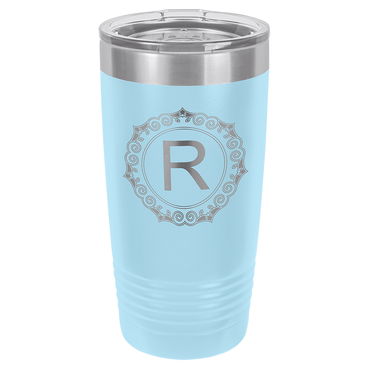 Polar Camel 20 oz. Vacuum Insulated Ringneck Tumbler with Clear Lid